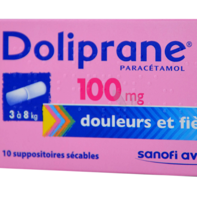 Doliprane 100 mg Suppositoire