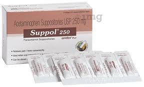 Febridol 250 mg Suppo