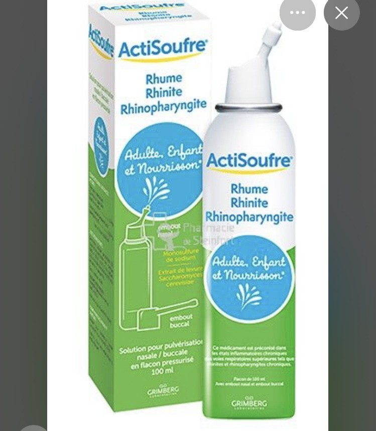 ACTISOUFRE 13MG/500MG 