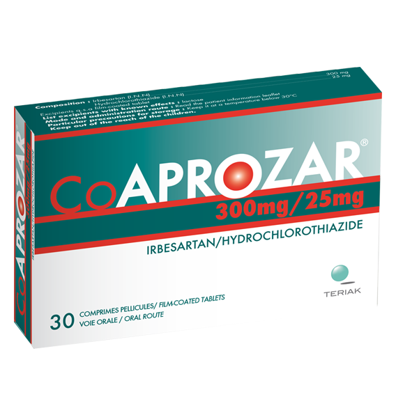 COAPROZAR 300 mg / 25 mg