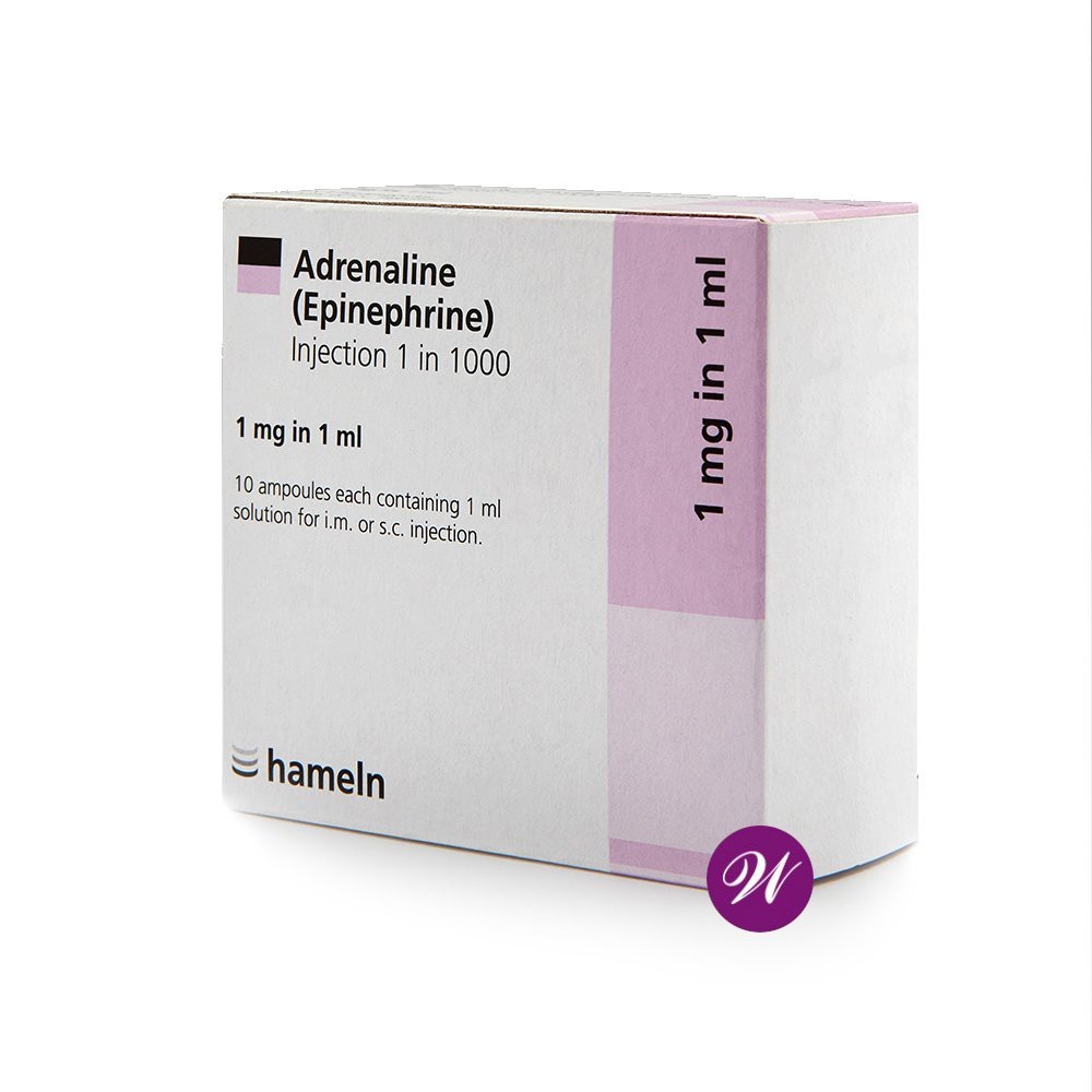 ADRENALINE inj. 1 mg / ml