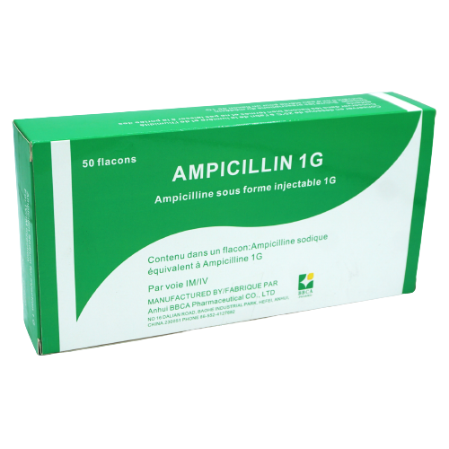 AMPICILLINE 1 g pdre sol. inj. 