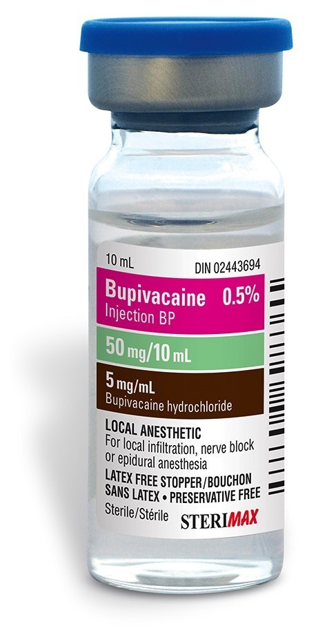 BUPIVACAINE 0,50 % (5mg/ml) sol.inj. 