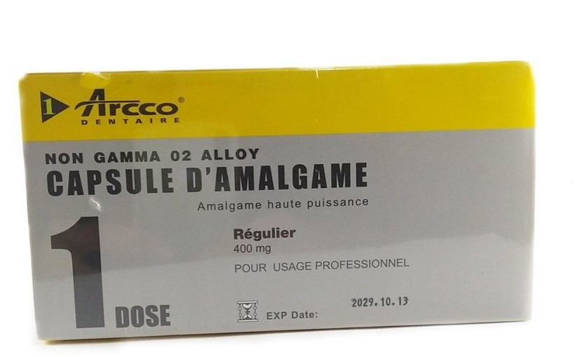 CAPSULE D'AMALGAME PRE DOSEE 02 dose UNITE