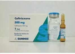 CEFTRIAXONE 500 mg pdre susp. inj.